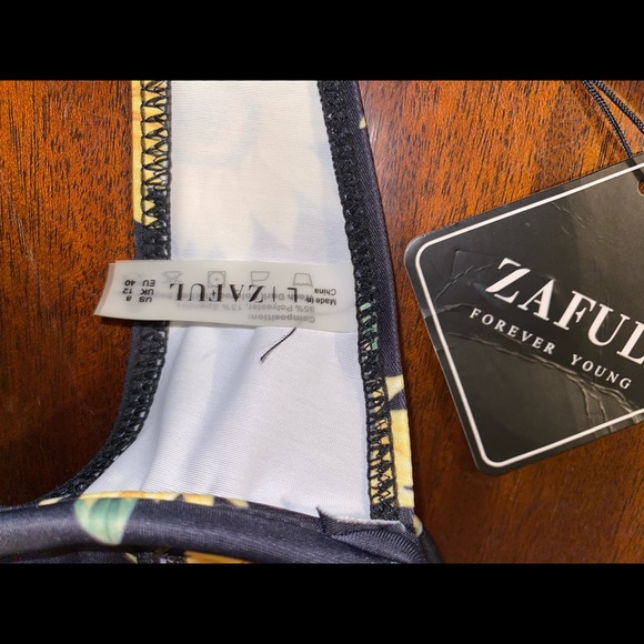 2 NWT Zaful Bikinis, sunflower 🌻 light pink - Picture 5 of 5